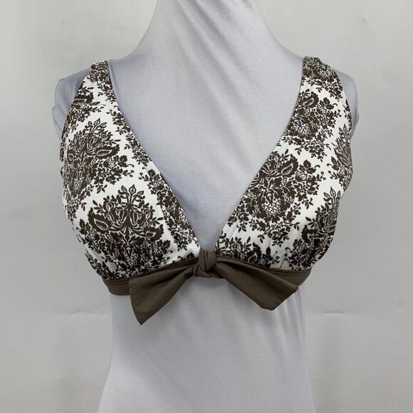 Tommy Bahama Bikini Top Womens XL Extra Large Multi Push Up Tie Back Padded - Picture 3 of 11